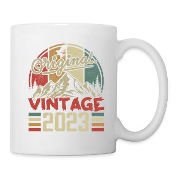 Vintage 2023 Retro Geburtstagsgeschenk geboren im Jahr 2023 - Tasse - Weiß - Rechts
