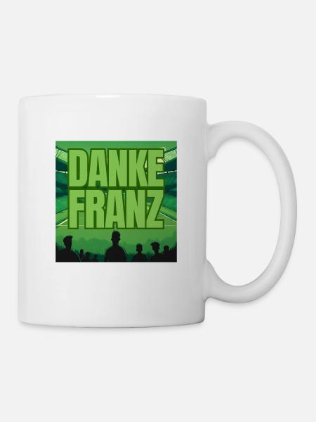 Wir sagen Danke Franz! - Tasse - Weiß
