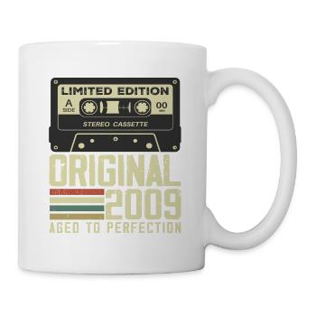 15th Retro Style Anniversary Gift 2009 - Mug - white - Right