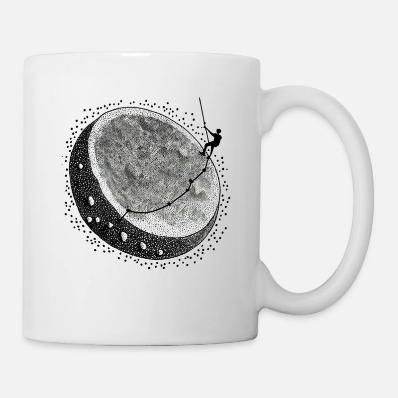 Hand-painted climber - Mug - white