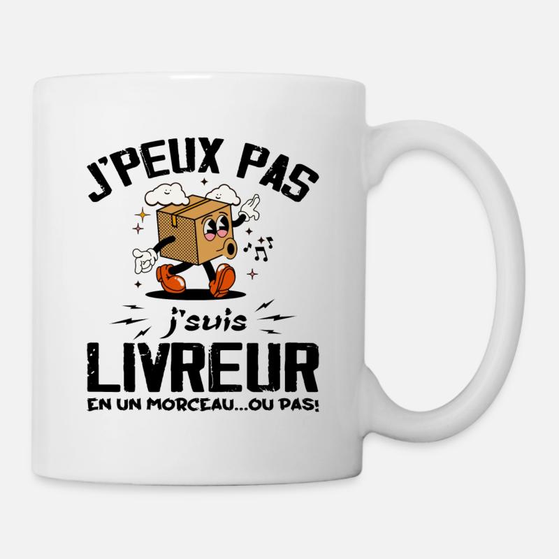 J'peux Pas Je Suis Livreur - Mug blanc - blanc