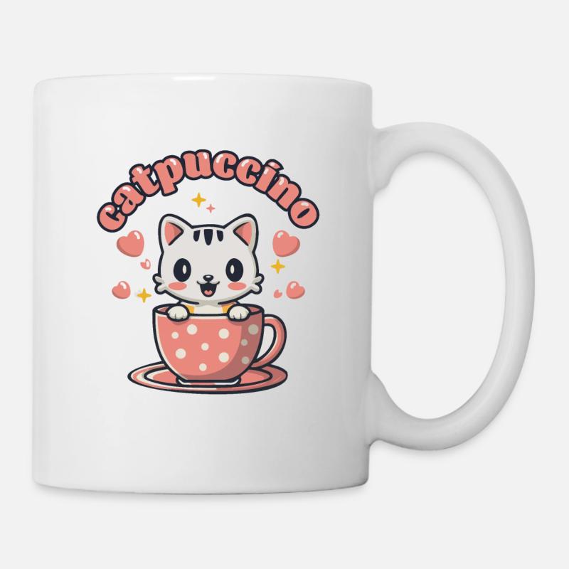 Catpuccino - Mug - white
