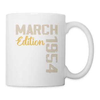 Mars 1954 Cadeau Anniversaire Mars 1954 - Mug blanc - blanc - Droite