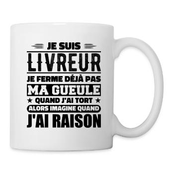 I'm a delivery guy I'm already not shutting up Humor - Mug - white - Right