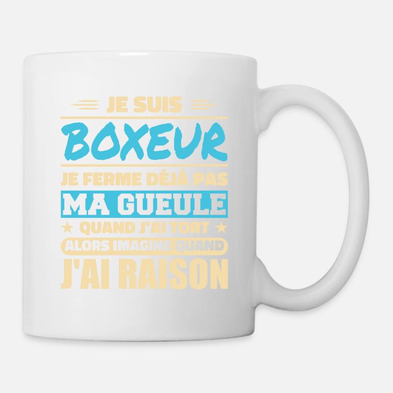 Ich bin Boxer Humor Boxen Boxer Geschenk - Tasse - Weiß