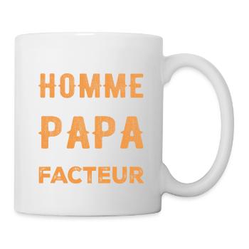 A Real Man Is Just a Dad and Postman - Mug - white - Right