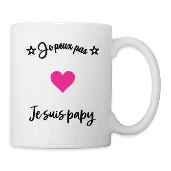 PAPY. PAPA - Mug blanc - blanc - Droite