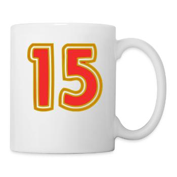 15. 15 ANS. 15e ANNIVERSAIRE. ANNIVERSAIRE 15 ANS. - Mug blanc - blanc - Droite