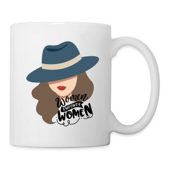 Les femmes sûres d’elles autonomisent les femmes - Mug blanc - blanc - Droite