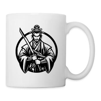 Samurai - Tasse - Weiß - Rechts