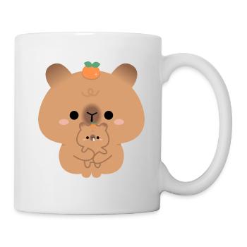 L’amour du capybara - Mug blanc - blanc - Droite