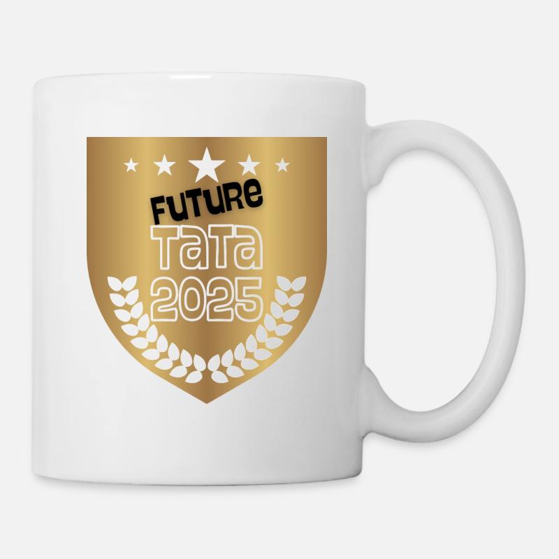 FUTURE TATA 2025 OR - ANNONCE GROSSESSE - Mug blanc - blanc