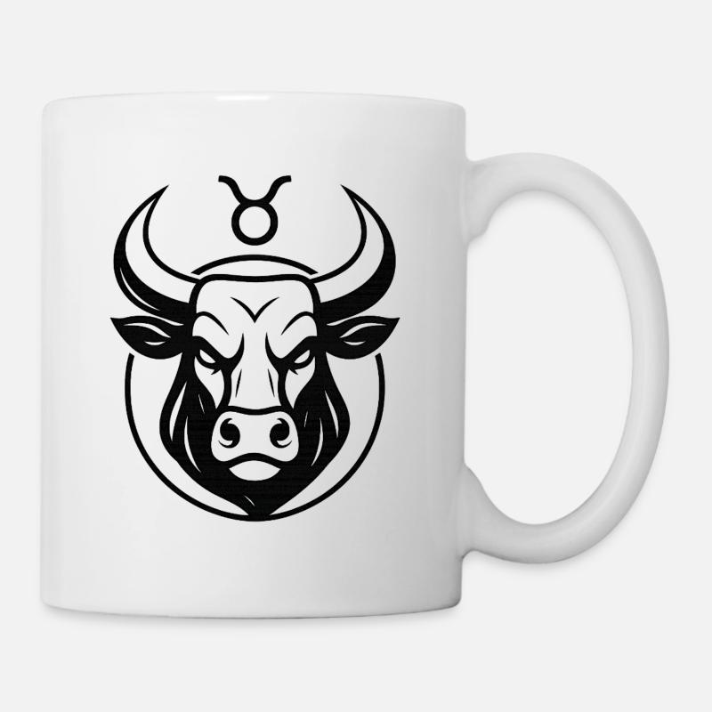 Zodiac sign Taurus - Mug - white