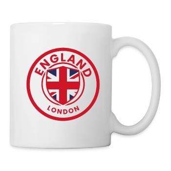 English Flag Shield London Motif - Mug - white - Right