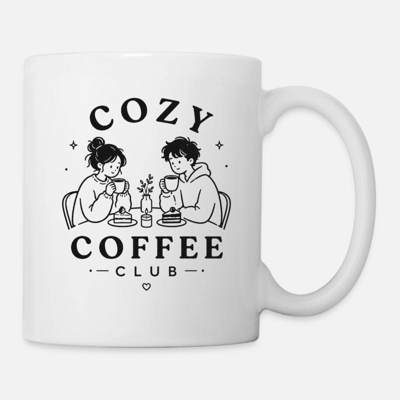 KaffeeClub cuddle time - Mug - white
