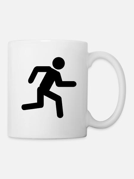 runner - Mug - white