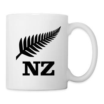 Neuseeland - Tasse - Weiß - Rechts