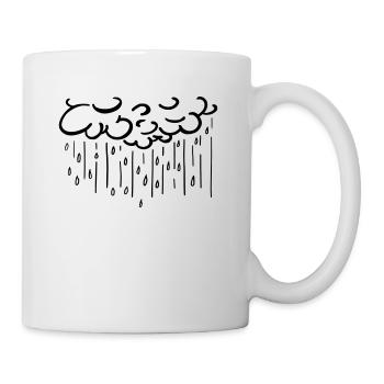 Donnerwetter - Rain - Cloud - Clouds - Gift - Mug - white - Right