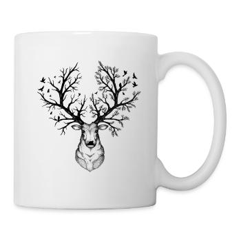 Fantasy deer - Mug - white - Right