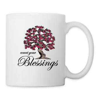 Sany O. Jesus T Shirt Blessings Blessing Tree of Life - Mug - white - Right