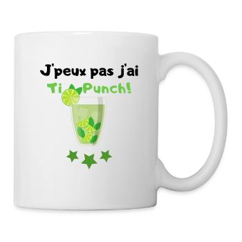 j'peux pas j'ai Ti Punch - Mug blanc - blanc - Droite