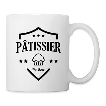 Pâtissier / Pâtisserie / Cuisine / Chef / Gâteau - Mug - white - Right