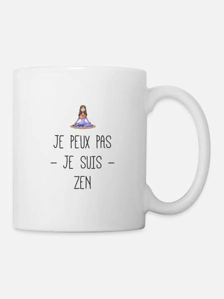 Je peux pas je suis zen - Mug blanc - blanc