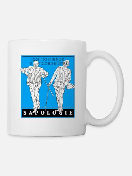 Sapeur / Sape / Sapologie / Sapologue / Costume - Mug blanc - blanc