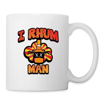 i rhum man - Mug blanc - blanc - Droite