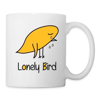Lonely Bird - Mug blanc - blanc - Droite