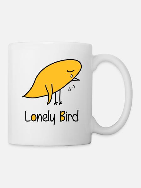 Lonely Bird - Mug - white