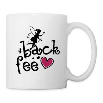 Fee Backen Herz Backfee Liebe - Tasse - Weiß - Rechts