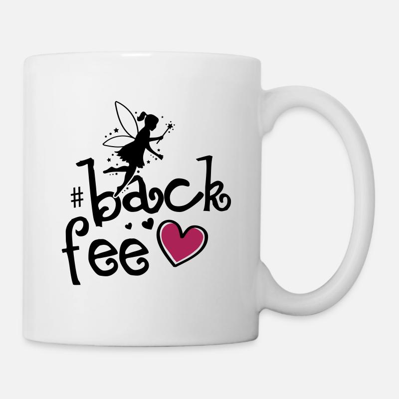 Fee Backen Herz Backfee Liebe - Tasse - Weiß