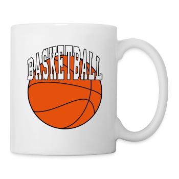 Basketball - Tasse - Weiß - Rechts
