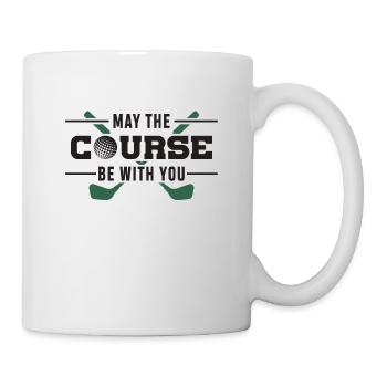 Golf Golfer Golfschläger Golfspieler Geschenk - Tasse - Weiß - Rechts