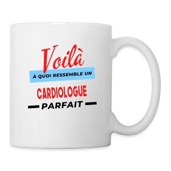 Voilà a quoi ressemble un CARDIOLOGUE Humour - Mug blanc - blanc - Droite