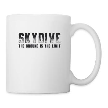 Fallschirm Fallschirmspringer Skydive Retro Sky - Tasse - Weiß - Rechts