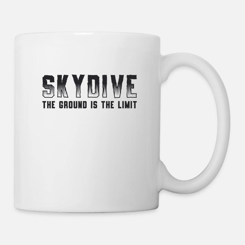 Parachute Skydive Retro Sky - Mug blanc - blanc
