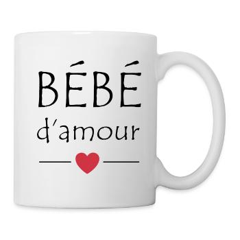 Bébé d'amour - Mug blanc - blanc - Droite