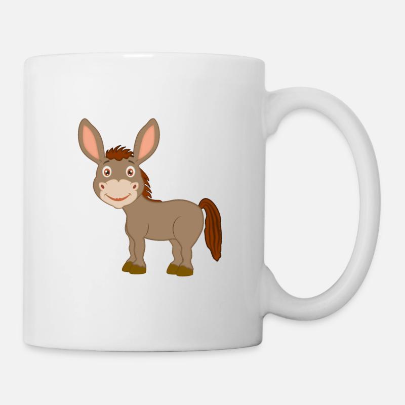 Baby Esel - Eselchen - Tasse - Weiß