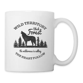 The wilderness is calling - Mug - white - Right
