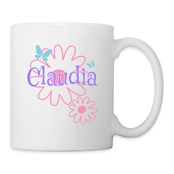 Claudia Name Girl Name Daisy - Mug - white - Right