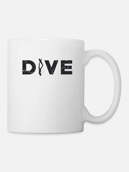 Apnée Apnée Mer Apdiver Cool Cadeau - Mug blanc - blanc