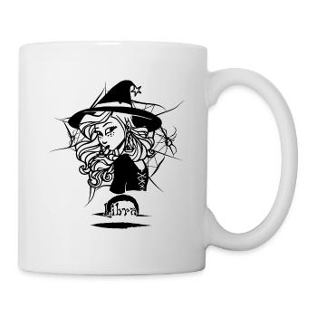 Libra witchy zodiac - Mug - white - Right