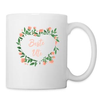 Geschenk für Ute - die Beste - Tasse - Weiß - Rechts