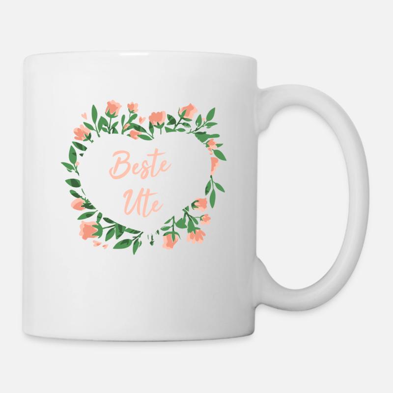 Geschenk für Ute - die Beste - Tasse - Weiß