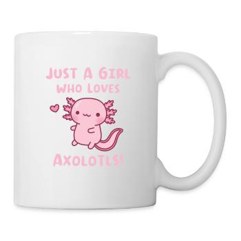 Cute Axolotl Just A Girl Who Loves Axolotls - Mug - white - Right