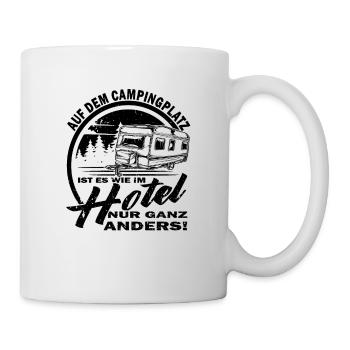 Camping - Motorhome - Caravan - Camping friends - Mug - white - Right