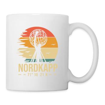 Nordkapp cap nord norvége - Mug blanc - blanc - Droite