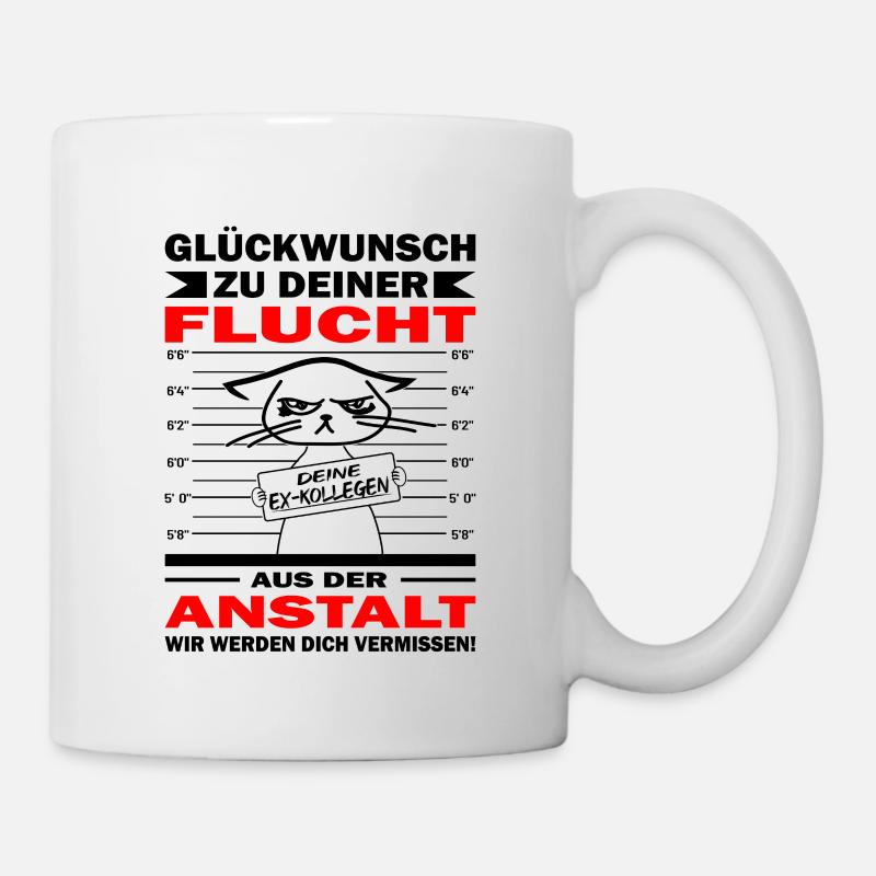 Abschiedsgeschenk Kollege - Jobwechsel - Tasse - Weiß